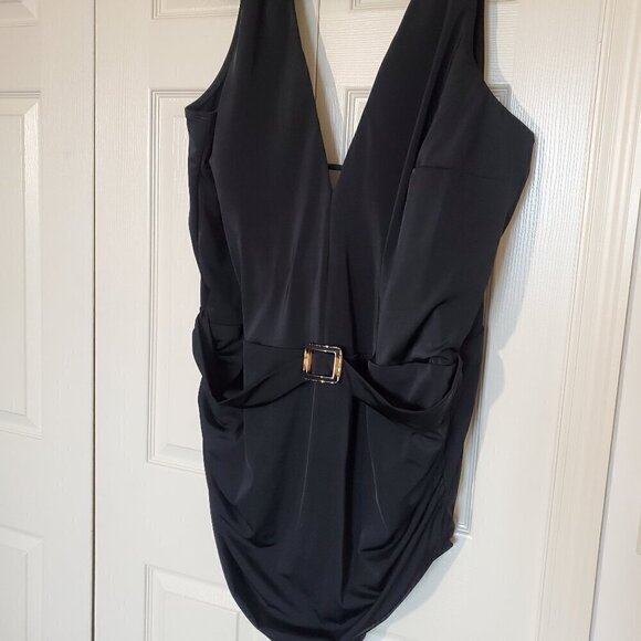 Cacique Other - NWOT Cacique Black One Piece Swimsuit Size 36